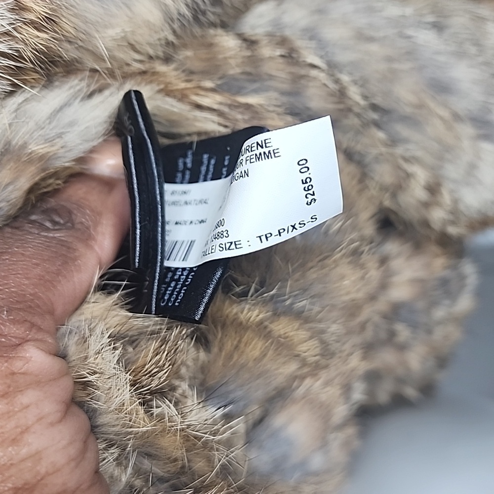 Rudsak Rabbit Fur vest - Picture 5 of 9